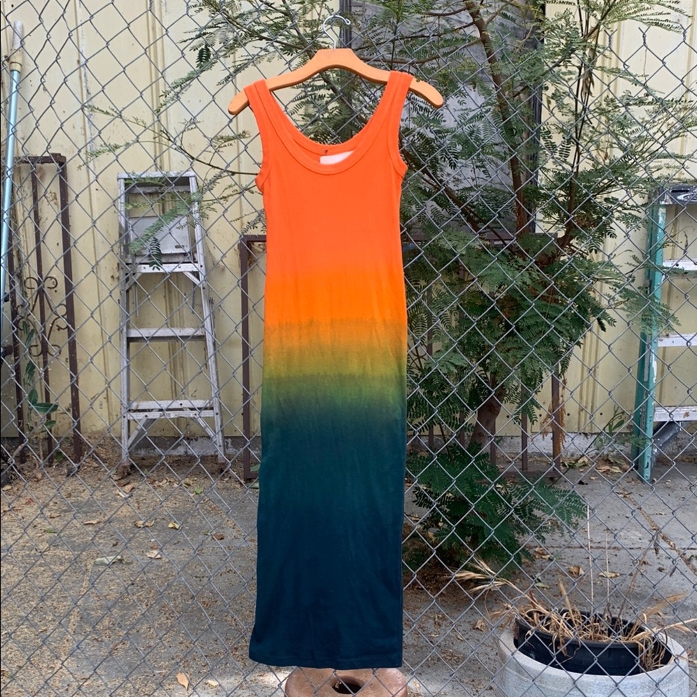 Cali by Cali Dreaming Ombré Tank Maxi Dress